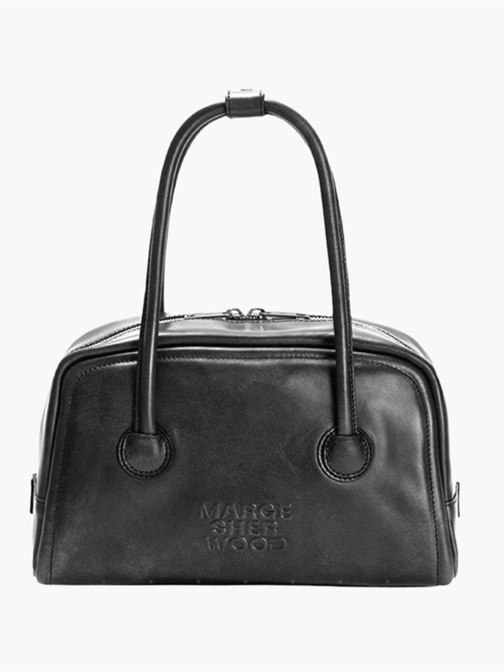 Marge Sherwood Soft Tote Bag_Washed Black Two-Tone Brushed